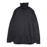 COGTHEBIGSMOKE ハイネック バックフレアトップス 9101-155-505-1 長袖Ｔシャツ カットソー ロンＴ ブラック レディース コグ ザ ビッグスモーク【中古】6-0718M∞