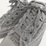 CONVERSE/weeksdays 24AW ボアスニーカー 定価12430円 ほぼ日 22cm 1SE098 スニーカー グレー レディース コンバース/ウィークスデイズ【中古】6-1001T◎