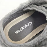 CONVERSE/weeksdays 24AW ボアスニーカー 定価12430円 ほぼ日 22cm 1SE098 スニーカー グレー レディース コンバース/ウィークスデイズ【中古】6-1001T◎