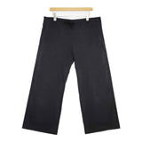 Y's コットン ワイドイージーパンツ YY-T35-578 サイズ3 パンツ ブラック レディース ワイズ/Yohji【中古】6-0713G∞