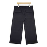 Y's コットン ワイドイージーパンツ YY-T35-578 サイズ3 パンツ ブラック レディース ワイズ/Yohji【中古】6-0713G∞