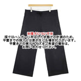 Y's コットン ワイドイージーパンツ YY-T35-578 サイズ3 パンツ ブラック レディース ワイズ/Yohji【中古】6-0713G∞