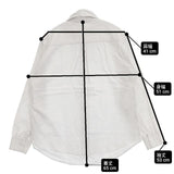 ARTS&SCIENCE 023-06SS-038 コットンリネン 長袖シャツ ライトグレー レディース アーツ&サイエンス【中古】6-0712M∞