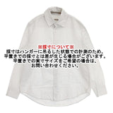 ARTS&SCIENCE 023-06SS-038 コットンリネン 長袖シャツ ライトグレー レディース アーツ&サイエンス【中古】6-0712M∞