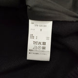 MARGARET HOWELL MILLED WOOL 578-5251201 プルオーバーVネック ニット切替 ベスト 25AW ブラック レディース マーガレットハウエル【中古】6-0916T♪