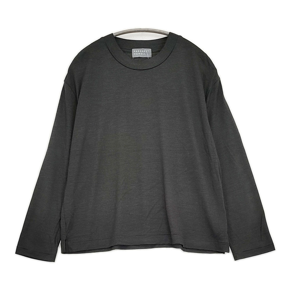 MARGARET HOWELL SUPERFINE WOOL JERSEY TOP 578-5269202 サイズ2