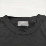 MARGARET HOWELL SUPERFINE WOOL JERSEY TOP 578-5269202 サイズ2 ウール 長袖Ｔシャツ カットソー ロンＴ 25AW チャコールグレー レディース マーガレットハウエル【中古】6-0916T♪