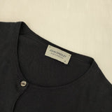 JOHN SMEDLEY シーアイランドコットン ニット イギリス製 英国製 カーディガン ネイビー レディース ジョンスメドレー【中古】6-0712M∞