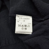 MARGARET HOWELL SEMI WORSTED WOOL KNIT 578-3263007 定価37400円 ウール ボウタイ セーター ニット 23AW ネイビー レディース マーガレットハウエル【中古】6-0916T♪