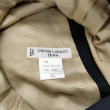 union launch/IENA IENA30周年 別注 ダブルブレスト ブレザー 紺ブレ 金ボタン テーラードジャケット ネイビー レディース ユニオンランチ/イエナ【中古】6-0418M♪