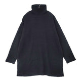 Plantation PL41JT076 ストレッチワッフル 製品洗い ニットワンピース チュニック ブラック レディース プランテーション【中古】6-0923T∞