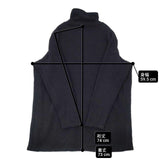 Plantation PL41JT076 ストレッチワッフル 製品洗い ニットワンピース チュニック ブラック レディース プランテーション【中古】6-0923T∞