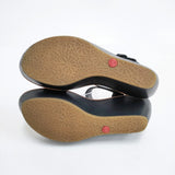 CAMPER Damas ダマス ベルトサンダル スムースレザー 21923-002 サイズ36 サンダル ブラック レディース カンペール【中古】6-0422S◎