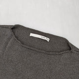 evam eva シルクリネン ボートネック プルオーバー 定価29700円 E241K051 セーター ニット グレー レディース エヴァムエヴァ【中古】6-0713M∞