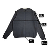 evam eva E221K005 コットンシルク リリーヤーンプルオーバー セーター ニット チャコールグレー レディース エヴァムエヴァ【中古】6-0713M∞