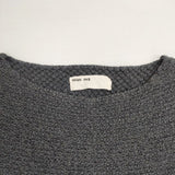 evam eva silk wool moss stitch PO 定価24000円 E193K018 シルクウール セーター ニット ブルーグレー系 レディース エヴァムエヴァ【中古】6-0923T∞