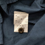 MHL. COTTON RAMIE POPLIN 596-7150516 サイズM バンドカラー プルオーバー 長袖シャツ ブルー メンズ エムエイチエル【中古】6-0512M♪