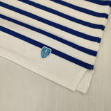 ORCIVAL ボーダー フランス製 バスクシャツ サイズ1 長袖Ｔシャツ カットソー ロンＴ ホワイト ブルー レディース オーシバル/オーチバル【中古】6-0713M∞