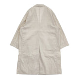 UpcycleLino WIFE&HUSBAND atelier coat アトリエコート 定価35200円 サイズ1 リネンコットン コート ベージュ レディース アップサイクルリノ【中古】6-0418M♪