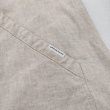UpcycleLino WIFE&HUSBAND atelier coat アトリエコート 定価35200円 サイズ1 リネンコットン コート ベージュ レディース アップサイクルリノ【中古】6-0418M♪