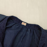 OUTIL ROBE OSSES レーヨンラミー 染め ワンピース ネイビー レディース ウティ【中古】6-0713M∞
