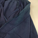 OUTIL ROBE OSSES レーヨンラミー 染め ワンピース ネイビー レディース ウティ【中古】6-0713M∞