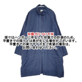 IDEE POOL リネン ローブ コート ブルー レディース イデープール【中古】6-0517M∞