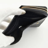 agnes b. ADRIEN BEAU 総柄 定価29700円 小銭入れあり ウォレット 牛革 二つ折り財布 ホワイト レディース アニエスベー【中古】6-0527G∞