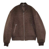無印良品 MUJI Labo ムジラボ ウール混ナッピングショートブルゾン 定価24900円 サイズM ブルゾン ブラウン レディース 無印良品【中古】6-0414T♪