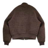 無印良品 MUJI Labo ムジラボ ウール混ナッピングショートブルゾン 定価24900円 サイズM ブルゾン ブラウン レディース 無印良品【中古】6-0414T♪