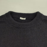 homspun 232-7906 シェットランドプルオーバー ウール サイズF セーター ニット 濃紺 ネイビー レディース ホームスパン【中古】6-1005T∞