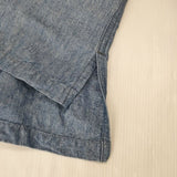 Ordinary fits シャンブレー インディゴ サイズ0 ブラウス シャツ ブルー レディース オーディナリーフィッツ【中古】6-0713M∞