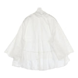 tumugu コットンカットワーク刺繍ブラウス 定価23980円 TB24233 インド製 ブラウス シャツ ホワイト レディース ツムグ【中古】6-0520M∞
