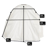 maison de SOIL ギャザースリーブ インド製 コットン ブラウス シャツ ホワイト レディース メゾンドソイル【中古】6-0713M∞