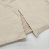 HUG O WaR フーディーワンピース サイズ2 スウェット ワンピース ベージュ レディース ハグオーワー【中古】6-0418M♪