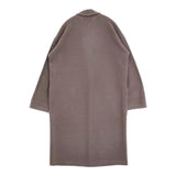 three dots Felt sweater coat cardigan フェルトセーターコートカーディガン 定価45100円 ロング カーディガン ink black グレージュ系 レディース スリードッツ【中古】6-0414T♪