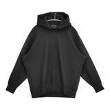 three dots 新品 Wooly jersey hooded top ウール ジャージー サイズS 定価27500円 WJ2002Y パーカー ブラック レディース スリードッツ【中古】6-0414T♪