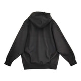 three dots 新品 Wooly jersey hooded top ウール ジャージー サイズS 定価27500円 WJ2002Y パーカー ブラック レディース スリードッツ【中古】6-0414T♪