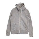 MHL./LOOPWHEELER 595-7269506 ジップアップ LIGHT LOOPBACK COTTON JERSEY パーカー グレー レディース エムエイチエル/ループウィラー【中古】6-0713M∞