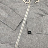 MHL./LOOPWHEELER 595-7269506 ジップアップ LIGHT LOOPBACK COTTON JERSEY パーカー グレー レディース エムエイチエル/ループウィラー【中古】6-0713M∞