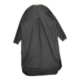 mizuiro-ind pin tuck long op 定価19800円 1-250006 ピンタックドレス コットン 比翼ボタン ワンピース ブラック レディース ミズイロインド【中古】6-0521M∞