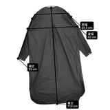 mizuiro-ind pin tuck long op 定価19800円 1-250006 ピンタックドレス コットン 比翼ボタン ワンピース ブラック レディース ミズイロインド【中古】6-0521M∞
