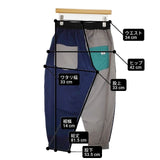 gym master Comfy ナイロンクロップドパンツ G221610 パンツ ネイビー グリーン レディース ジムマスター【中古】6-0713G∞