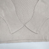 Spick and Span バルキーヤーン ロングリブプルオーバー ニット 定価14300円 セーター ニット ベージュ レディース スピックアンドスパン【中古】6-0924T∞