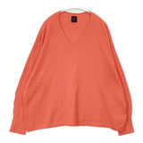 Spick and Span コットンバルキーヤーンルーズVネックプルオーバー 定価13200円 セーター ニット 25AW レッド系 レディース スピックアンドスパン【中古】6-0924T∞
