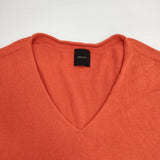Spick and Span コットンバルキーヤーンルーズVネックプルオーバー 定価13200円 セーター ニット 25AW レッド系 レディース スピックアンドスパン【中古】6-0924T∞