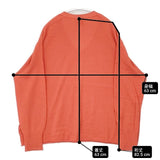 Spick and Span コットンバルキーヤーンルーズVネックプルオーバー 定価13200円 セーター ニット 25AW レッド系 レディース スピックアンドスパン【中古】6-0924T∞
