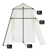 Spick and Span ドットチュールハイネックプルオーバー 定価8250円 カットソー ホワイト レディース スピックアンドスパン【中古】6-0421M♪