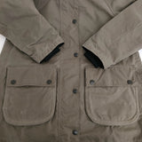 MARGARET HOWELL/Barbour WAXED COTTON 定価82500円 578-5225203 UK8 ジャケット 25AW カーキ レディース マーガレットハウエル/バブアー【中古】6-0414T♪