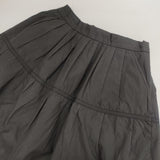 eunoia ユノイア lily padding skirt 中綿 ティアードスカート Bshop購入 J-977 ロングスカート ブラック レディース【中古】6-0924T∞
